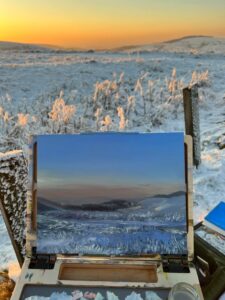james anderson rogers artist snowy moor